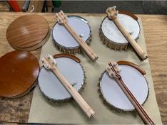 Sloan Banjos Jo2Go folding neck banjo